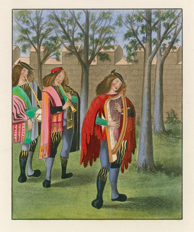 Minnesänger, ca. 1480 von Henry Shaw
