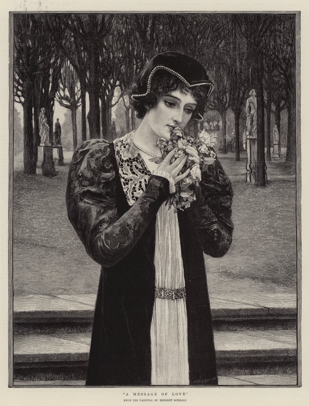 Eine Liebesbotschaft von Herbert Gustave Schmalz