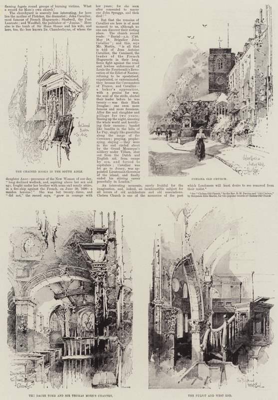 Chelsea Old Church von Herbert Railton