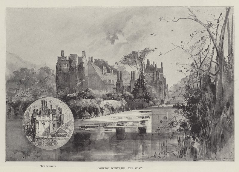 Compton Wynyates, der Graben von Herbert Railton