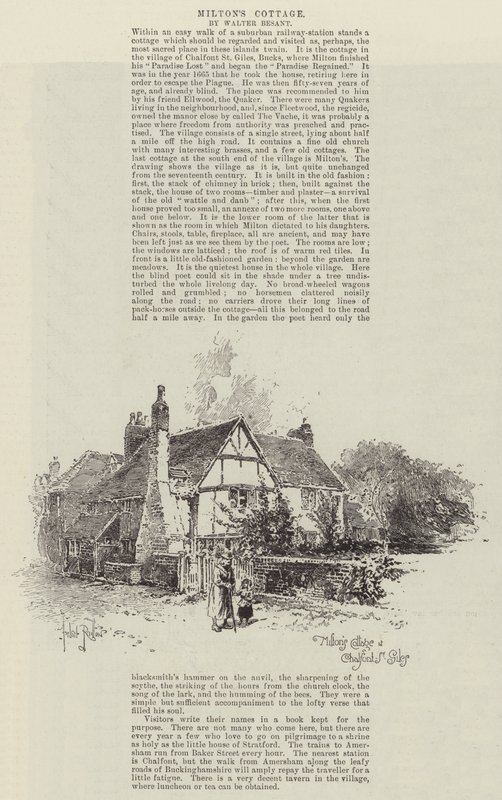 Miltons Cottage in Chalfont St Giles von Herbert Railton