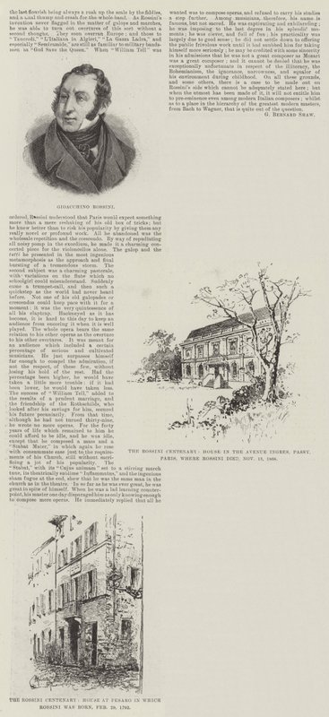 Das Rossini-Jubiläum von Herbert Railton