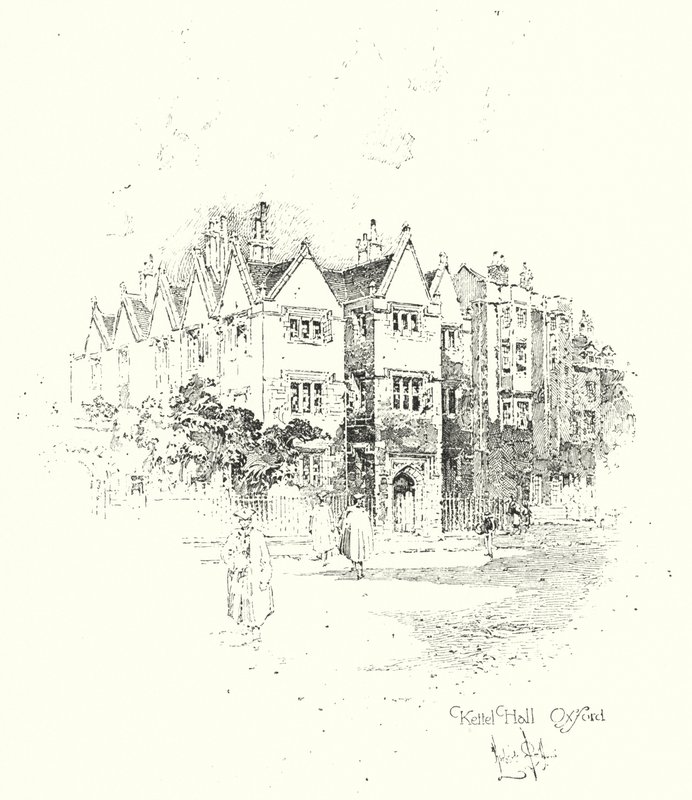 Kettel Hall, Oxford von Herbert (after) Railton