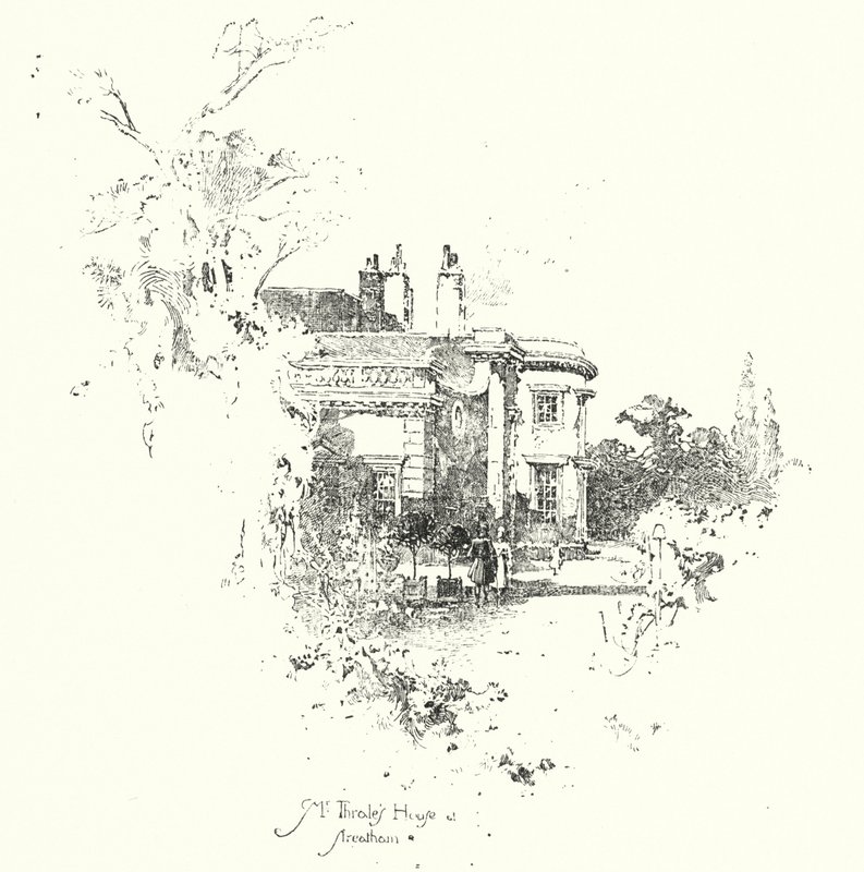 Haus von Mrs. Thrale, Streatham von Herbert (after) Railton