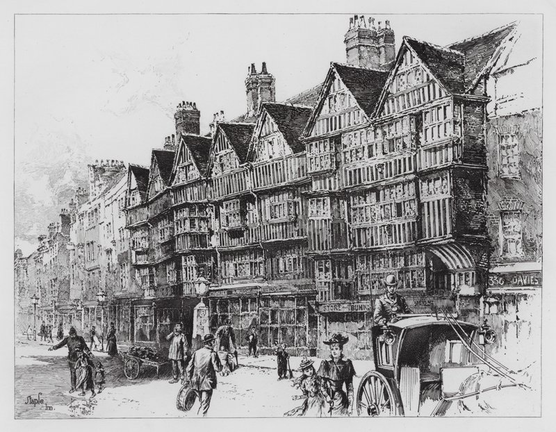 Staple Inn von Herbert (after) Railton