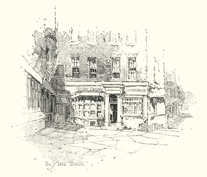 The Mitre Tavern, London von Herbert (after) Railton