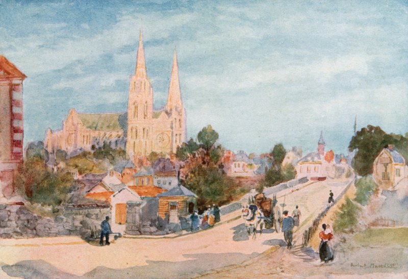Chartres von Norden von Herbert Menzies Marshall