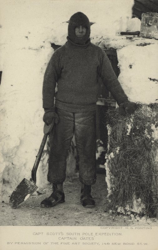 Kapitän Scotts Südpol-Expedition. Kapitän Oates von Herbert Ponting