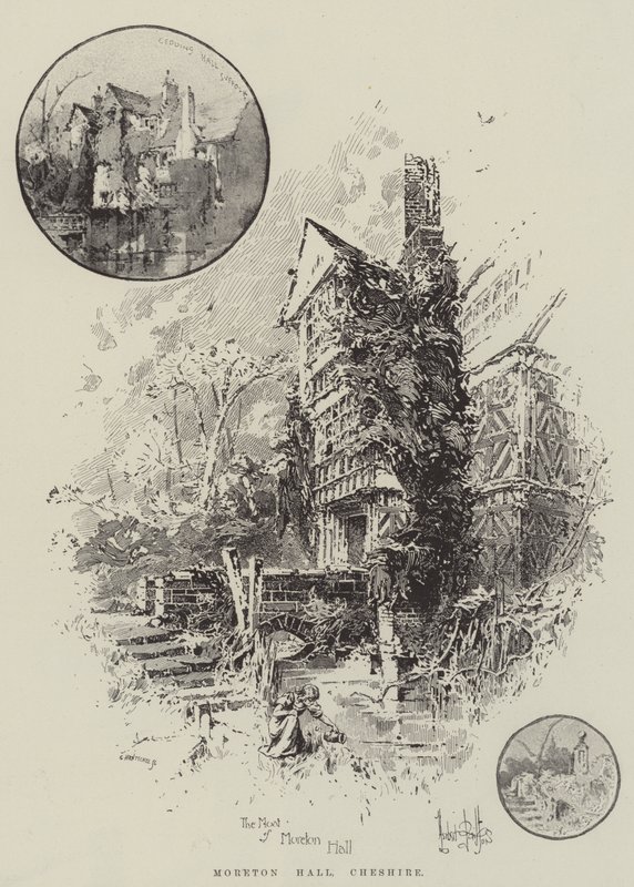 Moreton Hall, Cheshire von Herbert Railton