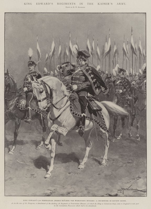 King Edwards Regimenter in der Armee des Kaisers von Hermanus Willem Koekkoek