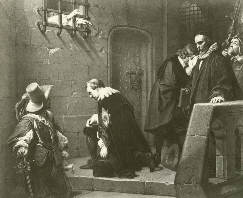 Der Tod von Strafford von Hippolyte Delaroche