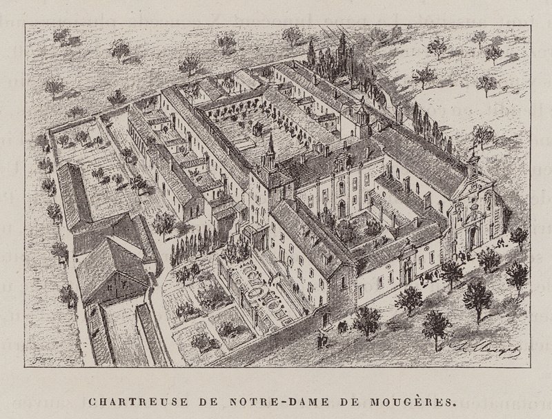 Chartreuse De Notre-Dame De Mougeres von Hubert Clerget