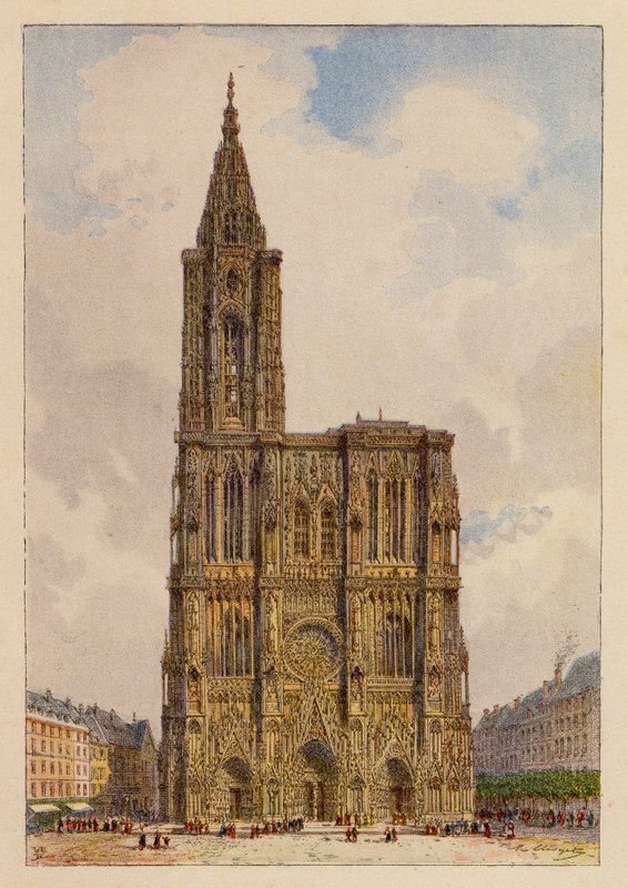 Notre-Dame de Strasbourg von Hubert Clerget