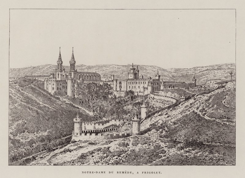 Notre-Dame Du Remede, A Frigolet von Hubert Clerget