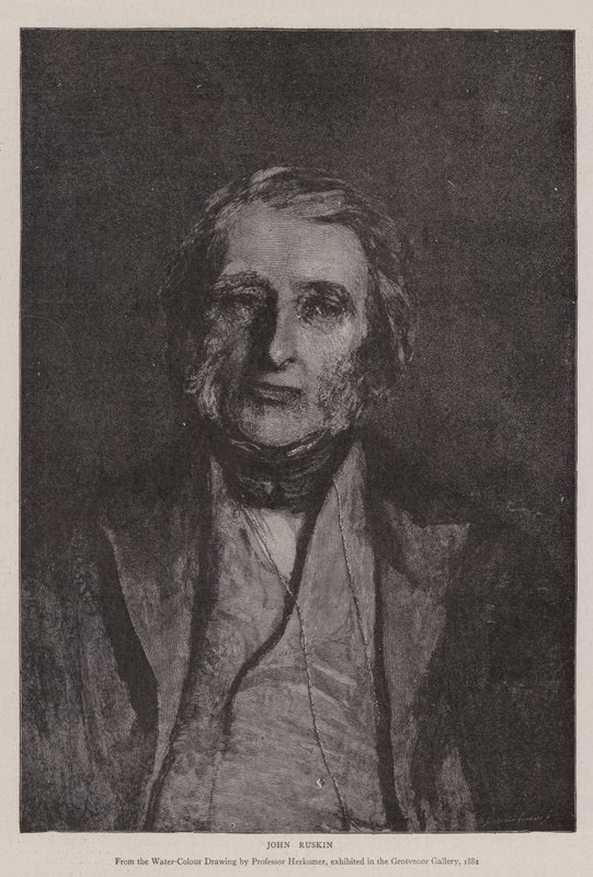 John Ruskin von Hubert von Herkomer