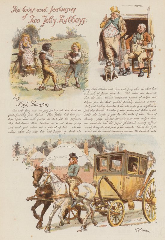Die Lieben und Eifersüchteleien zweier fröhlicher Postboten von Hugh Thomson
