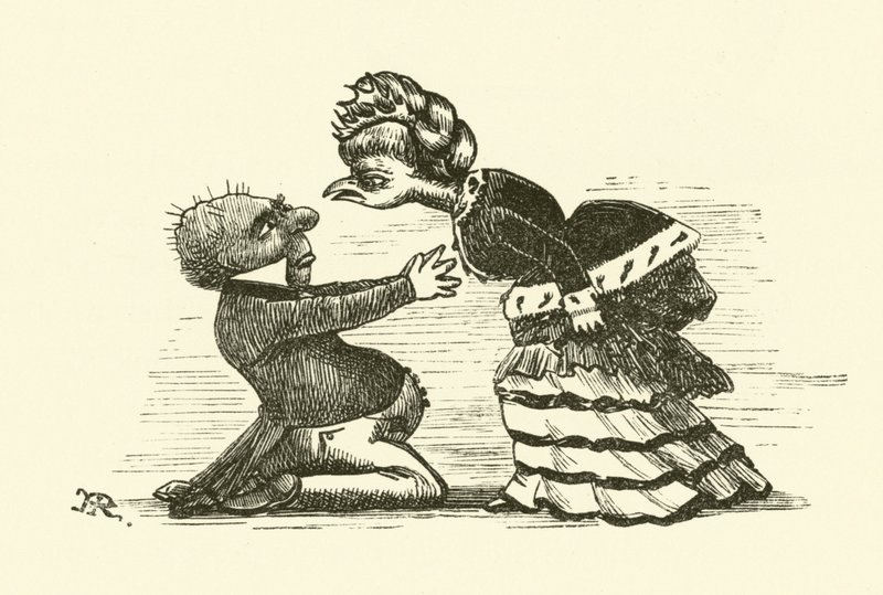 Gehörnter Ehemann (Gravur) von Hugh Rowley
