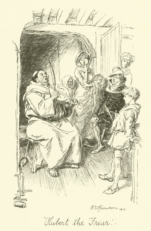 Hubert der Mönch von Hugh Thomson