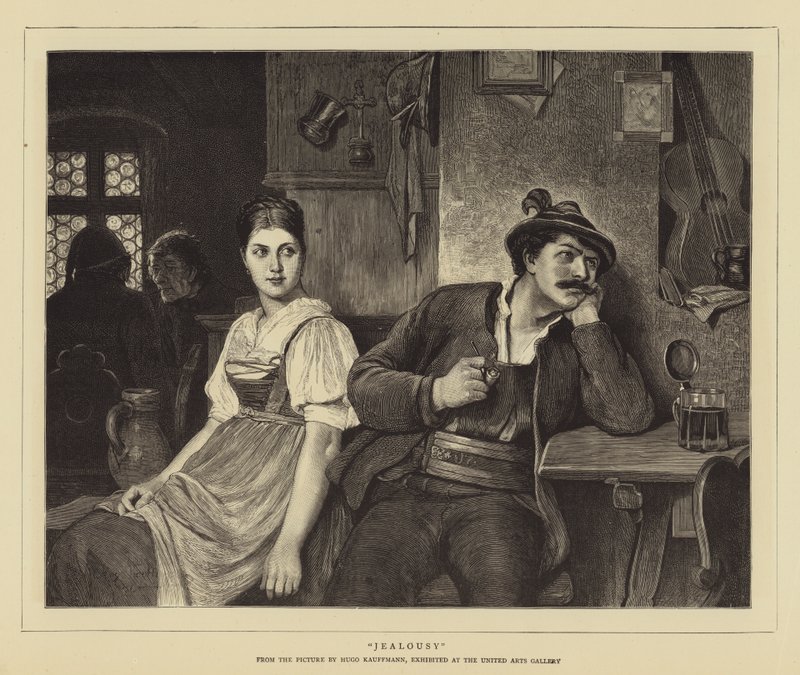 Eifersucht von Hugo Kauffmann