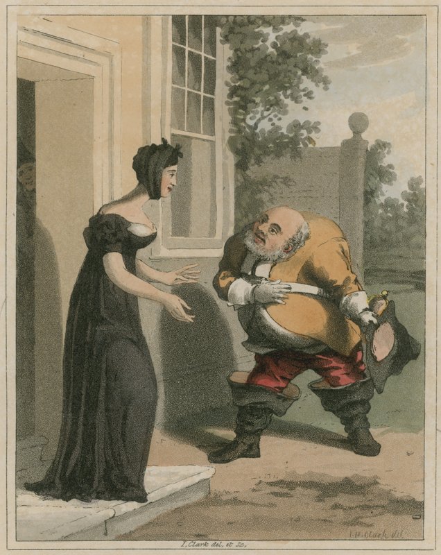 Illustration aus Hudibras von Samuel Butler von I Clark