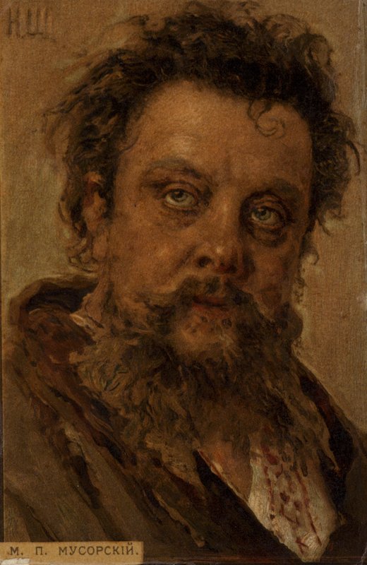 Modest Mussorgsky, russischer Komponist von Ilya Efimovich Repin