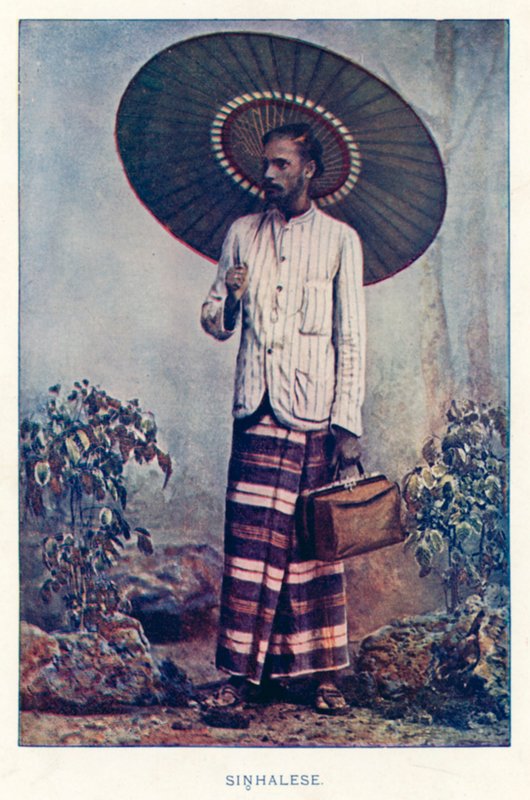 Indische Eingeborene: Singhalesen von Indian photographer