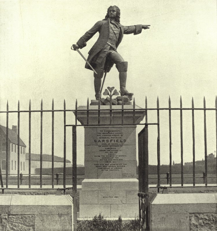 Die Sarsfield-Statue, Limerick von Irish Photographer