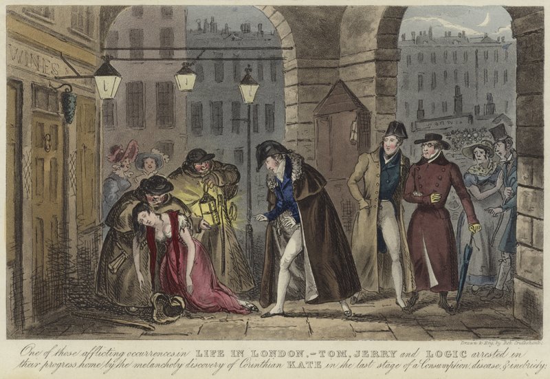 Leben in London von Isaac Robert Cruikshank