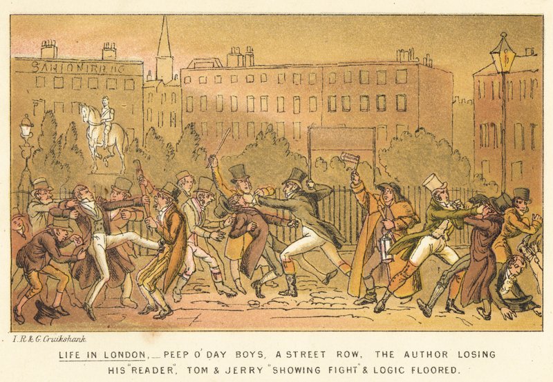 Leben in London von Isaac, Robert and George Cruikshank