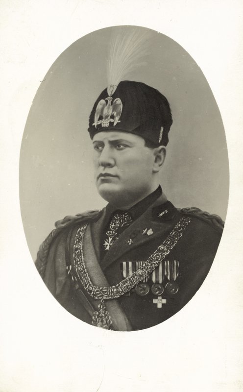 Benito Mussolini von Italian Photographer