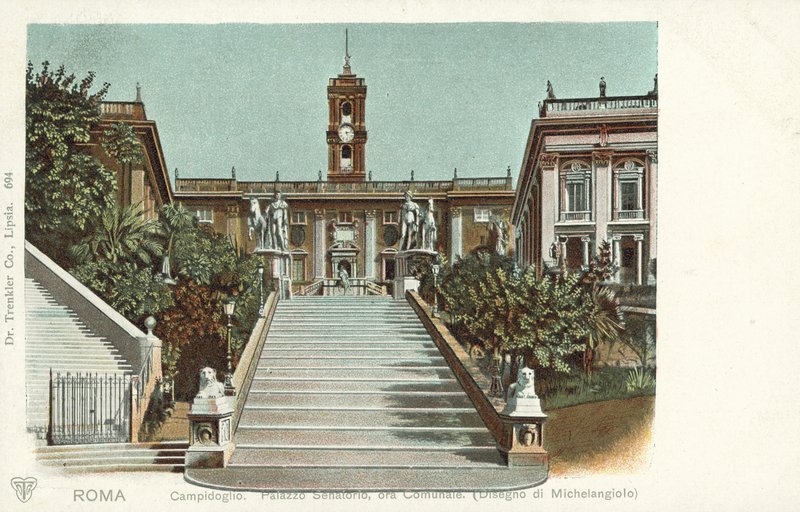 Campidoglio, Rom (Farbfoto) von Italian Photographer
