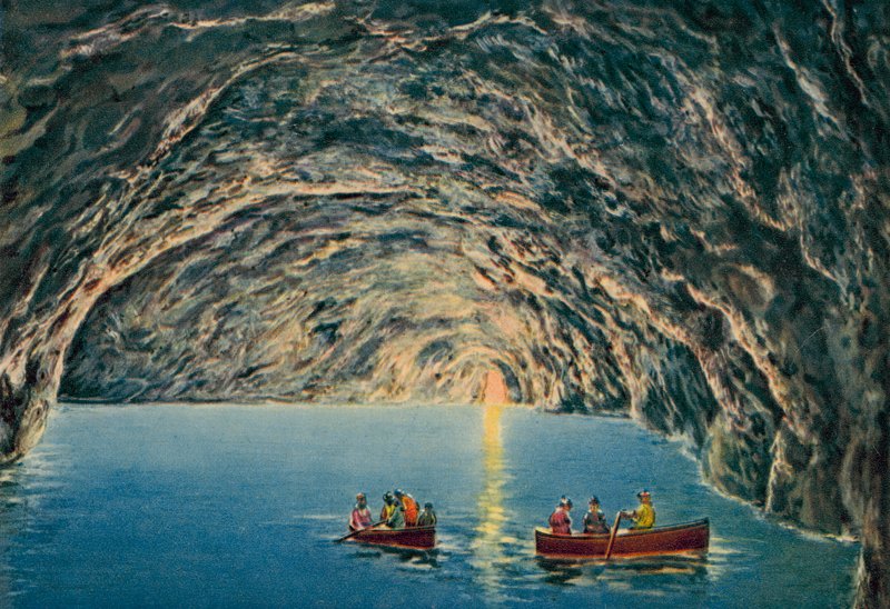 Capri: Blaue Grotte von Italian Photographer