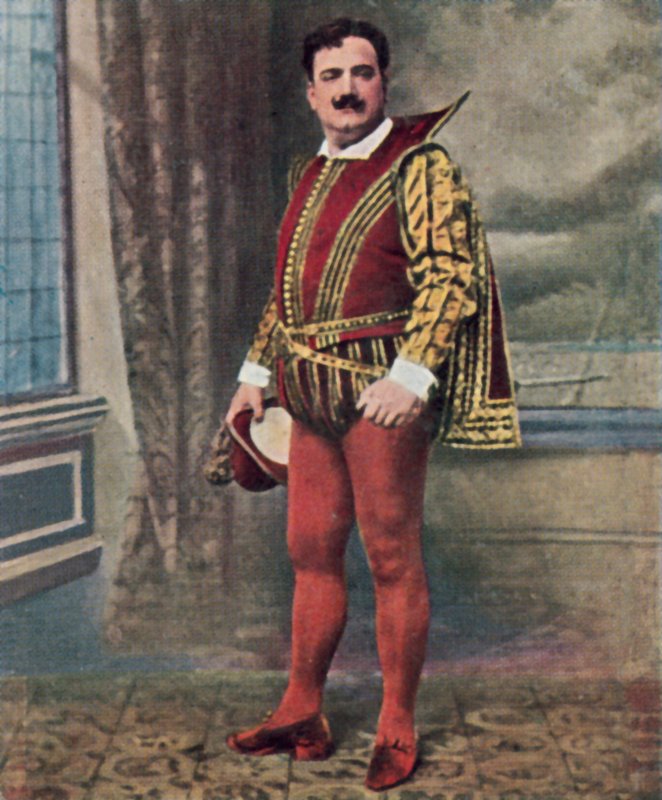 Enrico Caruso, italienischer Opernsänger von Italian Photographer