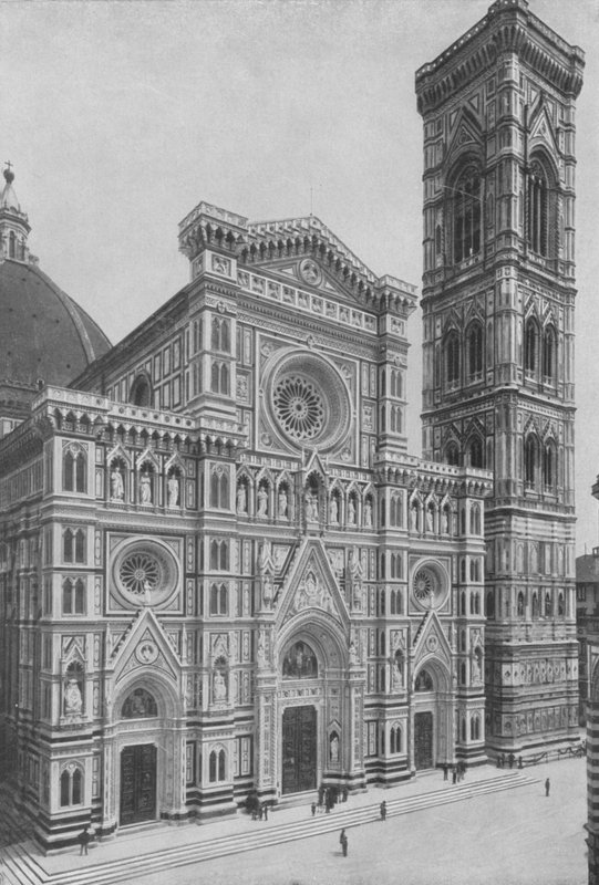 Florenz, Dom und Campanile von Italian Photographer