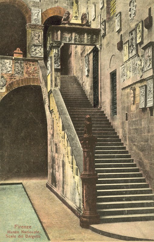 Florenz, Italien, Bargello, Treppe von Italian Photographer