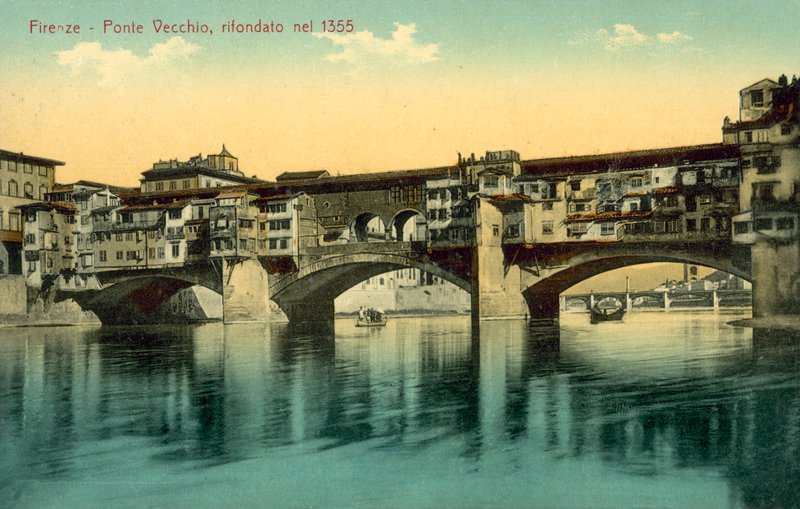 Florenz, Ponte Vecchio von Italian Photographer