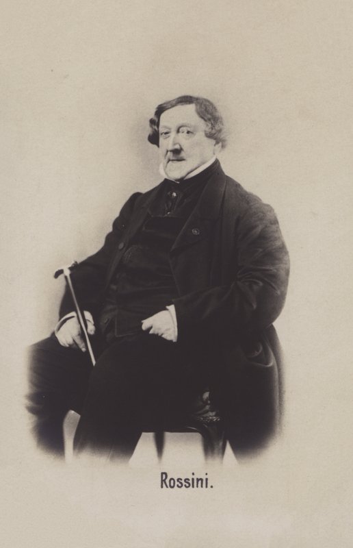Gioachino Rossini, italienischer Komponist von Italian Photographer