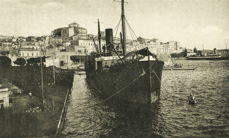 Panorama vom Hafen von Italian Photographer