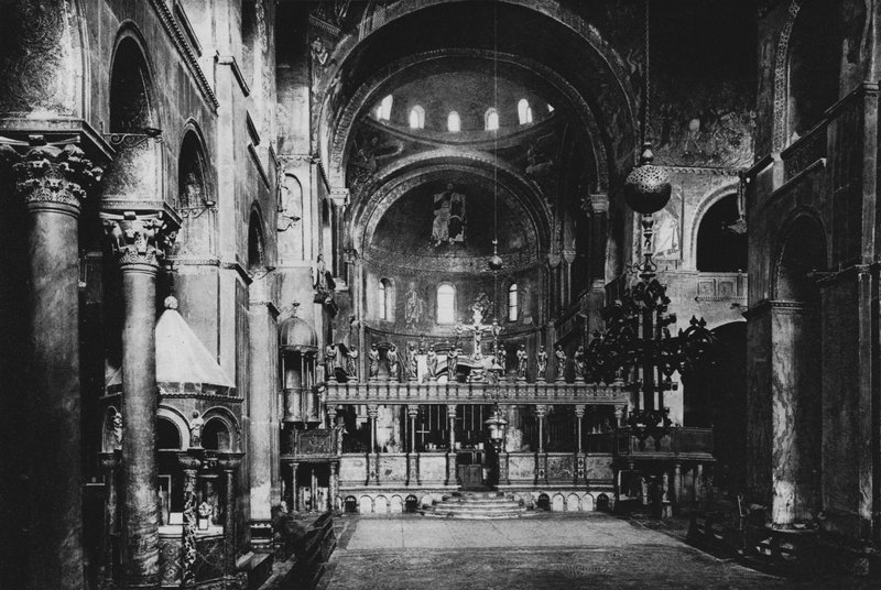 Venedig, Kirche S. Marco, Innenansicht von Italian Photographer