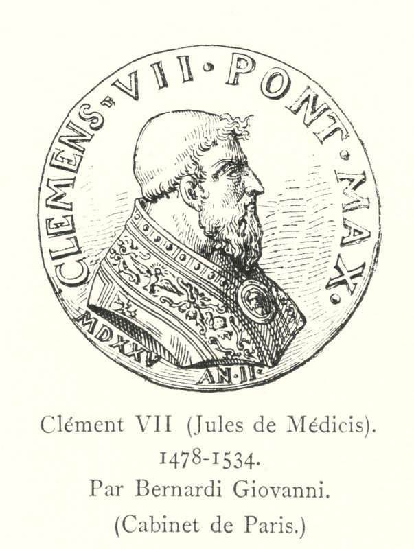 Clemens VII, Jules de Medicis von Italian School