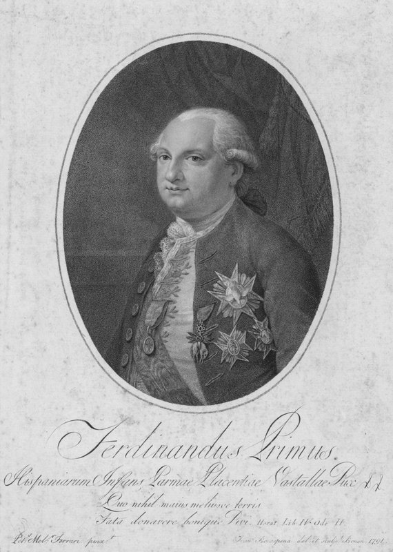 Ferdinand I., Herzog von Parma (Stich) von Italian School