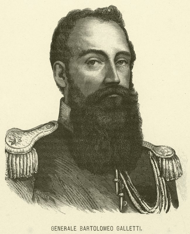 General Bartolomeo Galletti von Italian School