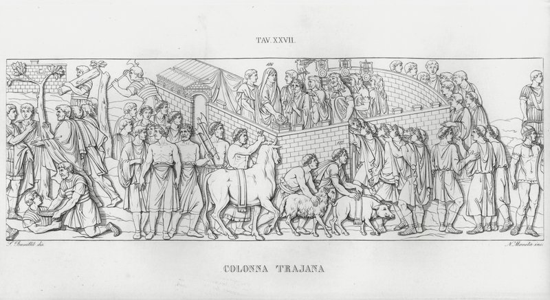 Die Trajanssäule von Italian School