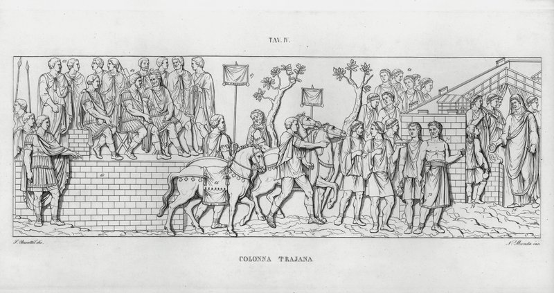 Die Trajanssäule von Italian School