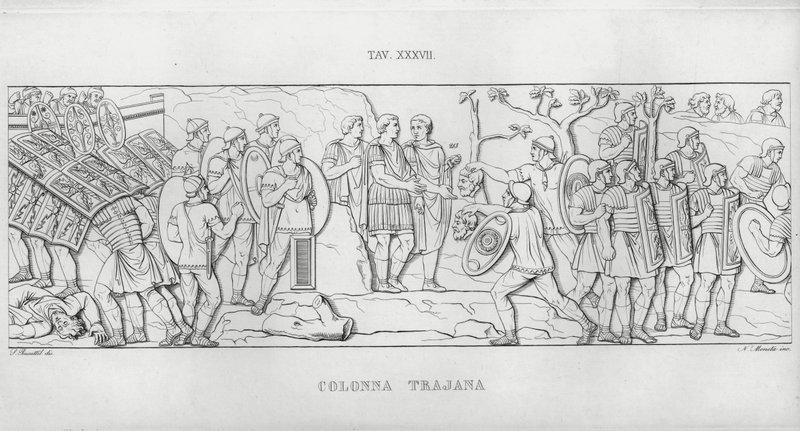 Die Trajanssäule von Italian School