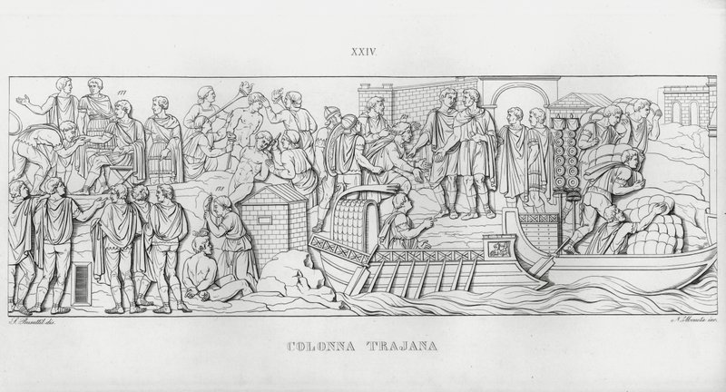Trajanssäule von Italian School