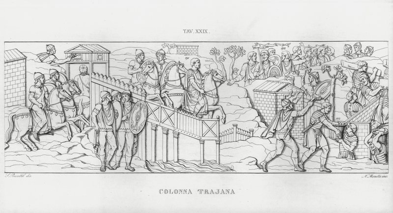 Die Trajanssäule von Italian School