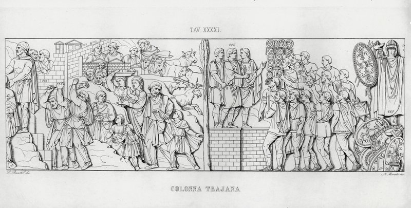 Die Trajanssäule von Italian School