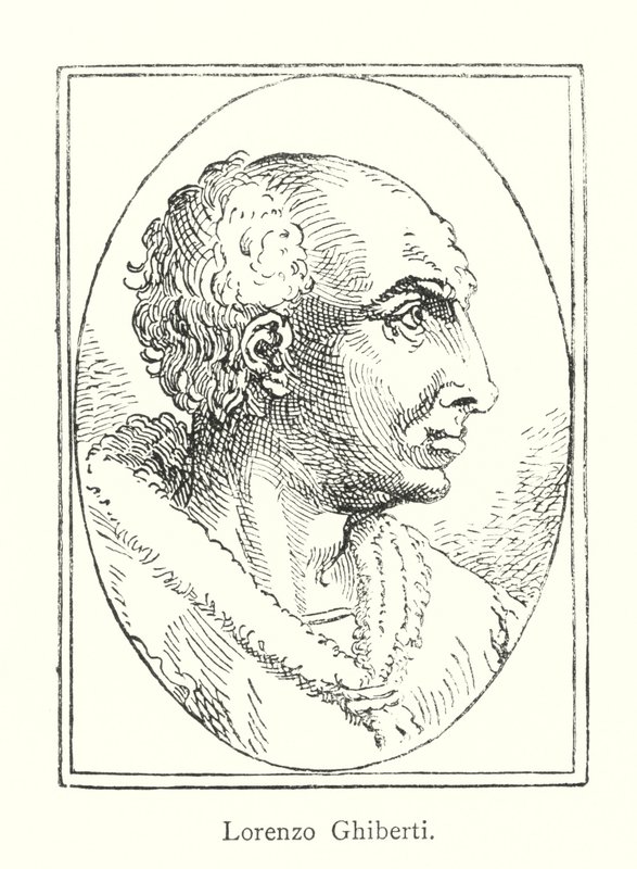 Lorenzo Ghiberti (Gravur) von Italian School