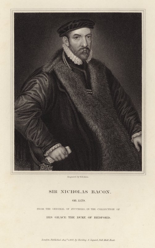 Porträt von Sir Nicholas Bacon von Italian School